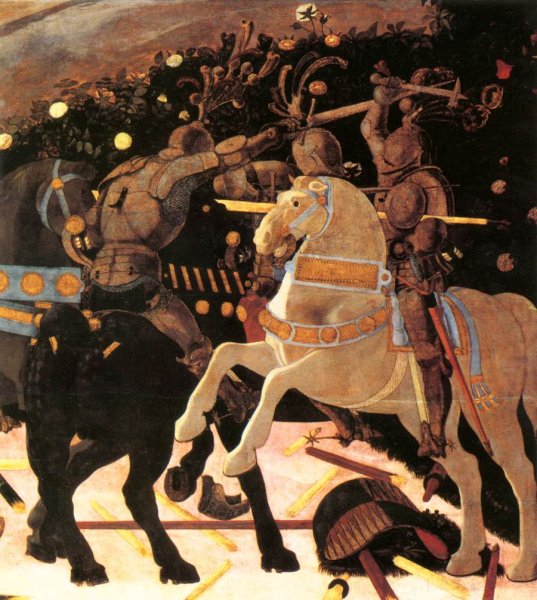 Niccolò da Tolentino Leads the Florentine Troops (detail) 1450s